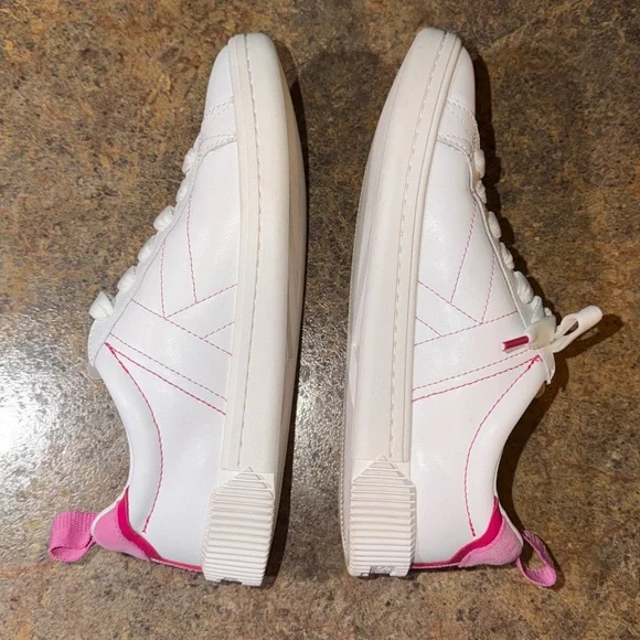 Kate Spade Signature Action Napa Calf Leather Sneakers - Picture 9 of 13